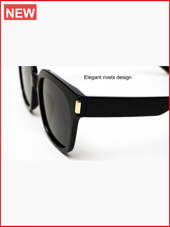 Square Polarized Sunglasses with UV400 Protection main image 4